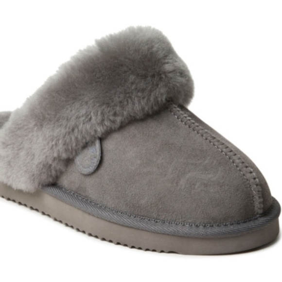 Dearfoams Fireside Genuine Sheepskin Slipper Women's 8W NWT - Picture 2 of 13